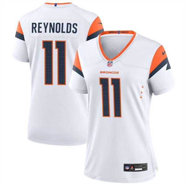 Women's Denver Broncos #11 Josh Reynolds White 2024 Stitched Jersey Dzhi,We sell and wholesale Women's Denver Broncos #11 Josh Reynolds White 2024 Stitched Jersey Dzhi on line form chian!